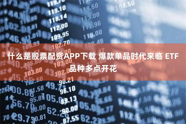 什么是股票配资APP下载 爆款单品时代来临 ETF品种多点开花