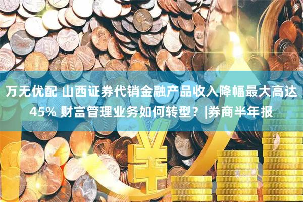 万无优配 山西证券代销金融产品收入降幅最大高达45% 财富管理业务如何转型？|券商半年报